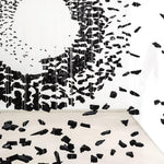Charcoal Linear LED Chandelier, Modern Art-Inspired Ceiling Light for Dining and Living Spaces