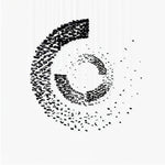 Charcoal Halo LED Chandelier – Sculptural Ring Pendant for Modern Interiors