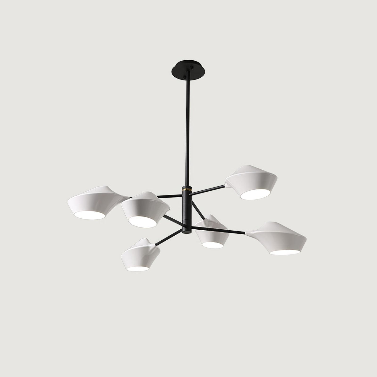 Charming Modern Hexagonal Chandelier