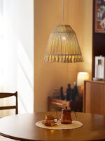 Chase Tassel Pendant Light — Natural Hemp Rope Designer Ceiling Lamp