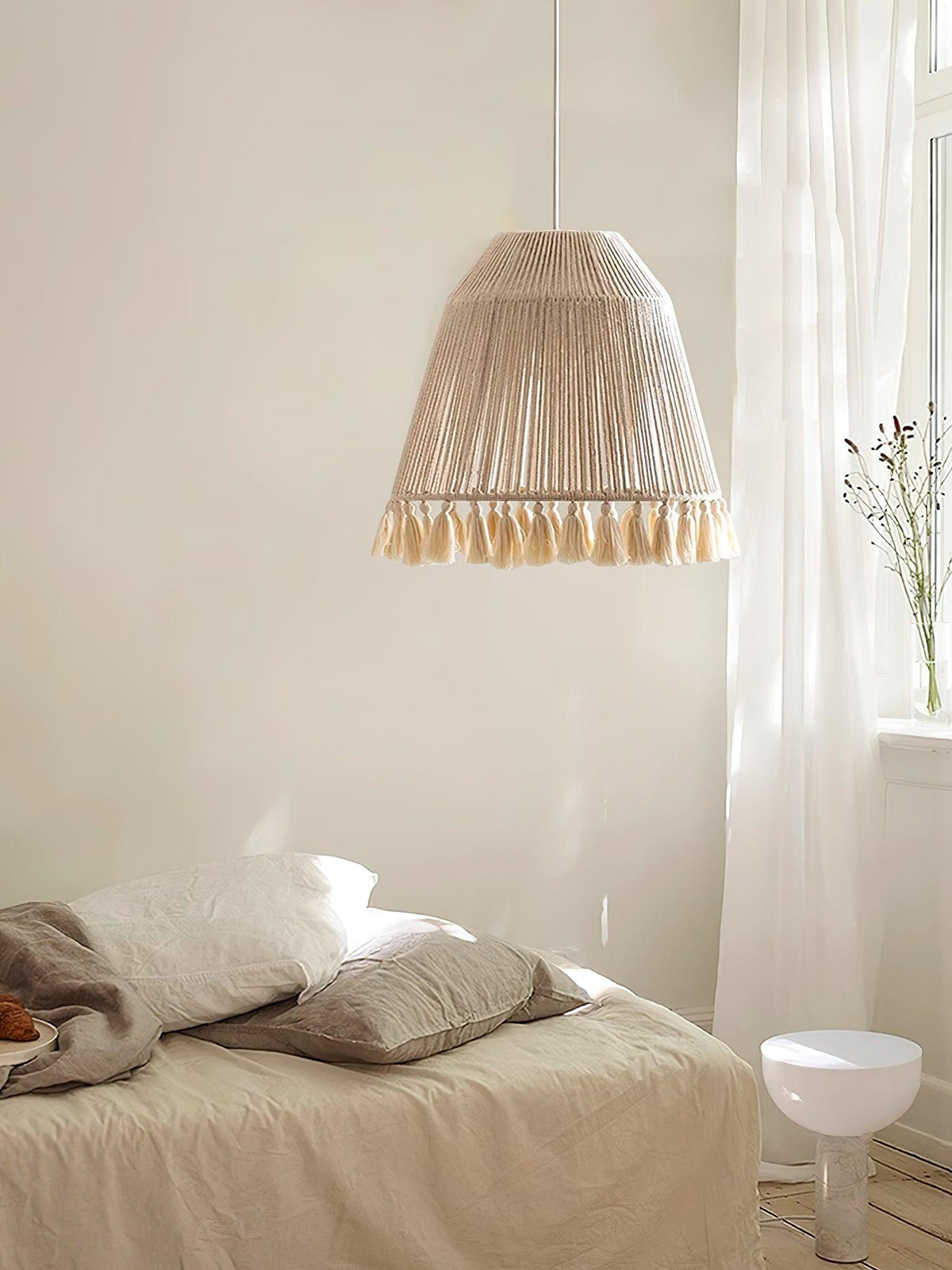 Chase Tassel Pendant Light — Natural Hemp Rope Designer Ceiling Lamp
