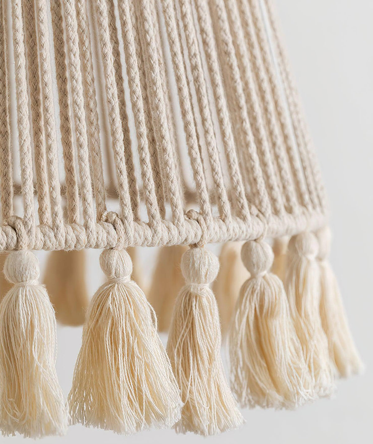 Chase Tassel Pendant Light — Natural Hemp Rope Designer Ceiling Lamp
