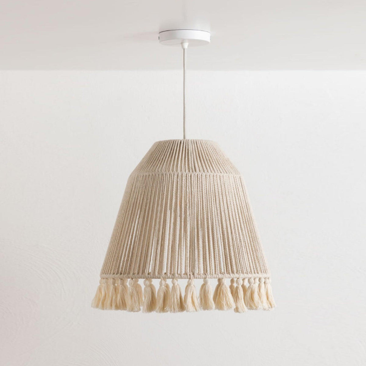 Chase Tassel Pendant Light — Natural Hemp Rope Designer Ceiling Lamp