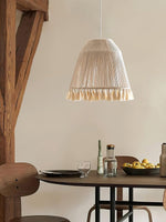 Chase Tassel Pendant Light — Natural Hemp Rope Designer Ceiling Lamp