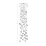 Cherry Crystal Pendant Light – Handcrafted Modern Chandelier