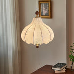 Chestnut Bloom Designer Pendant Light with Walnut and Gold Finish