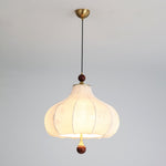 Chestnut Bloom Designer Pendant Light with Walnut and Gold Finish