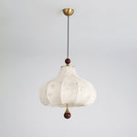 Chestnut Bloom Designer Pendant Light with Walnut and Gold Finish