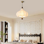Chestnut Bloom Designer Pendant Light with Walnut and Gold Finish