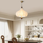Chestnut Bloom Designer Pendant Light with Walnut and Gold Finish