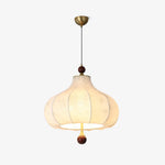 Chestnut Bloom Designer Pendant Light with Walnut and Gold Finish