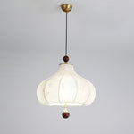 Chestnut Bloom Designer Pendant Light with Walnut and Gold Finish
