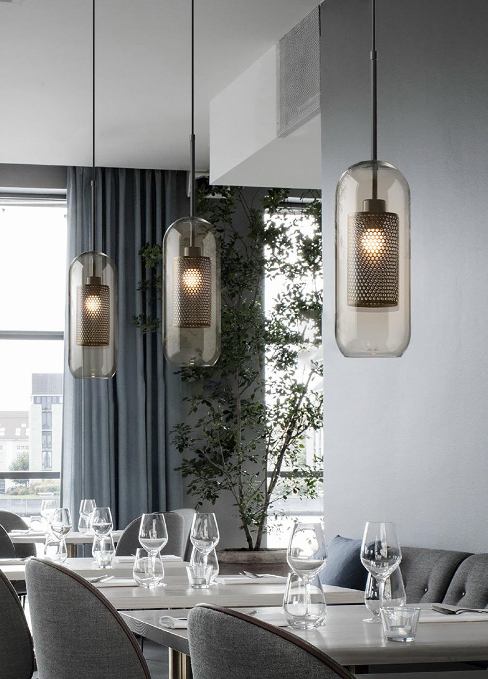 Chiswick Glass Pendant Light – Modern Multi-Light Chandelier