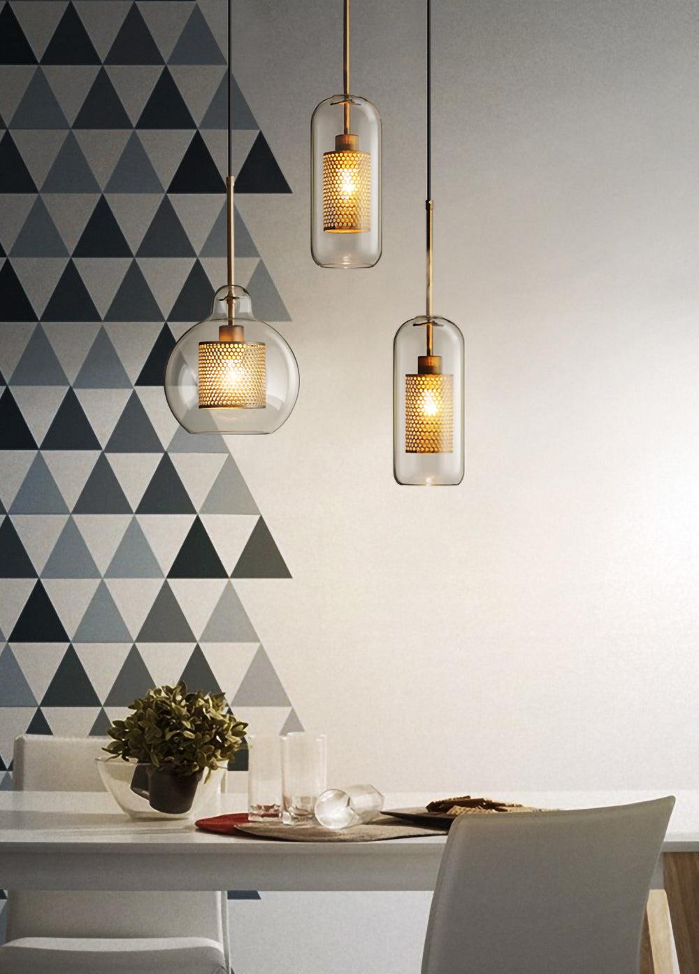 Chiswick Glass Pendant Light – Modern Multi-Light Chandelier