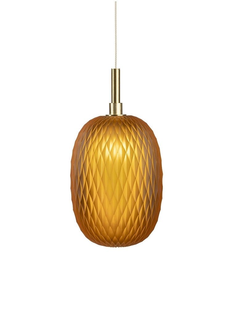 Chromatic Gem Drop Chandelier – Modern Glass Pendant Light for Dining Room and Living Room