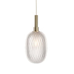 Chromatic Gem Drop Chandelier – Modern Glass Pendant Light for Dining Room and Living Room