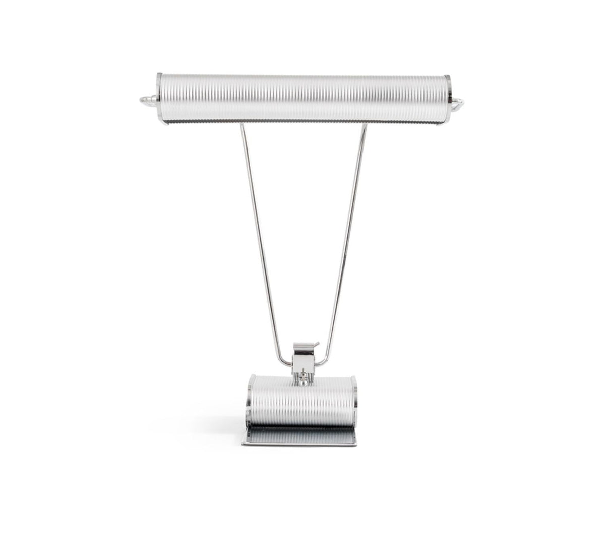 Chrome Coiled Wire Desk Lamp – Modern Art Deco Table Light