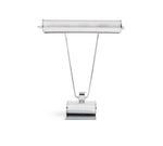 Chrome Coiled Wire Desk Lamp – Modern Art Deco Table Light