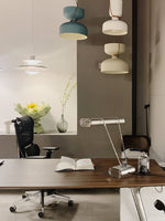 Chrome Coiled Wire Desk Lamp – Modern Art Deco Table Light
