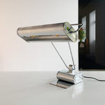 Chrome Coiled Wire Desk Lamp – Modern Art Deco Table Light