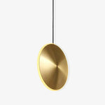 Chrona Dish Pendant Light – Contemporary Brass LED Ceiling Lamp