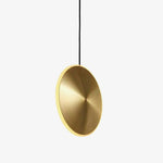 Chrona Dish Pendant Light – Contemporary Brass LED Ceiling Lamp