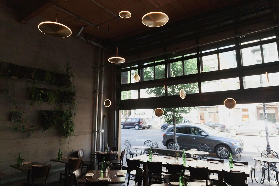 Chrona Dish Pendant Light – Contemporary Brass LED Ceiling Lamp
