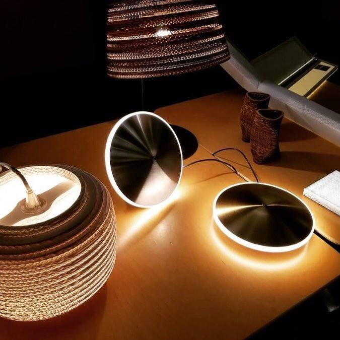 Chrona Dish Pendant Light – Contemporary Brass LED Ceiling Lamp