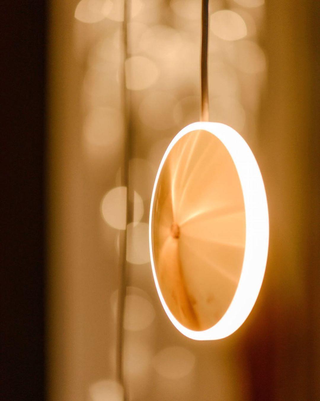 Chrona Dish Pendant Light – Contemporary Brass LED Ceiling Lamp