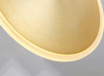 Chrona Dish Pendant Light – Contemporary Brass LED Ceiling Lamp