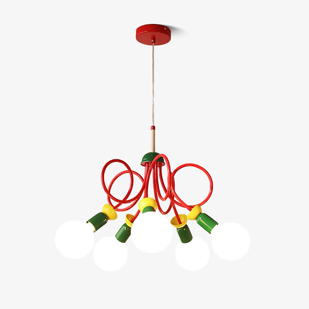Circulo Play Pendant Light – Memphis Style Designer Hanging Lamp