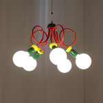Circulo Play Pendant Light – Memphis Style Designer Hanging Lamp