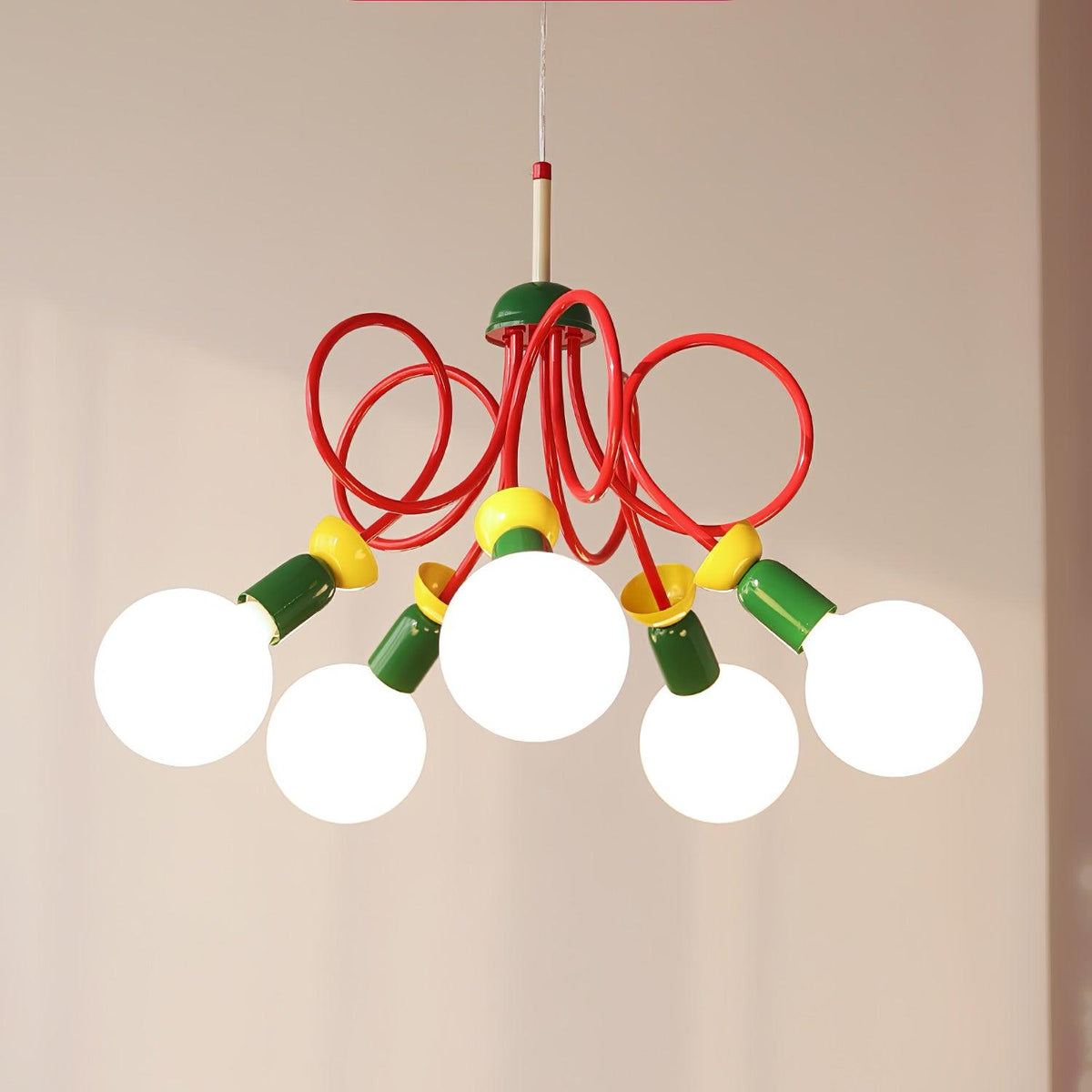 Circulo Play Pendant Light – Memphis Style Designer Hanging Lamp