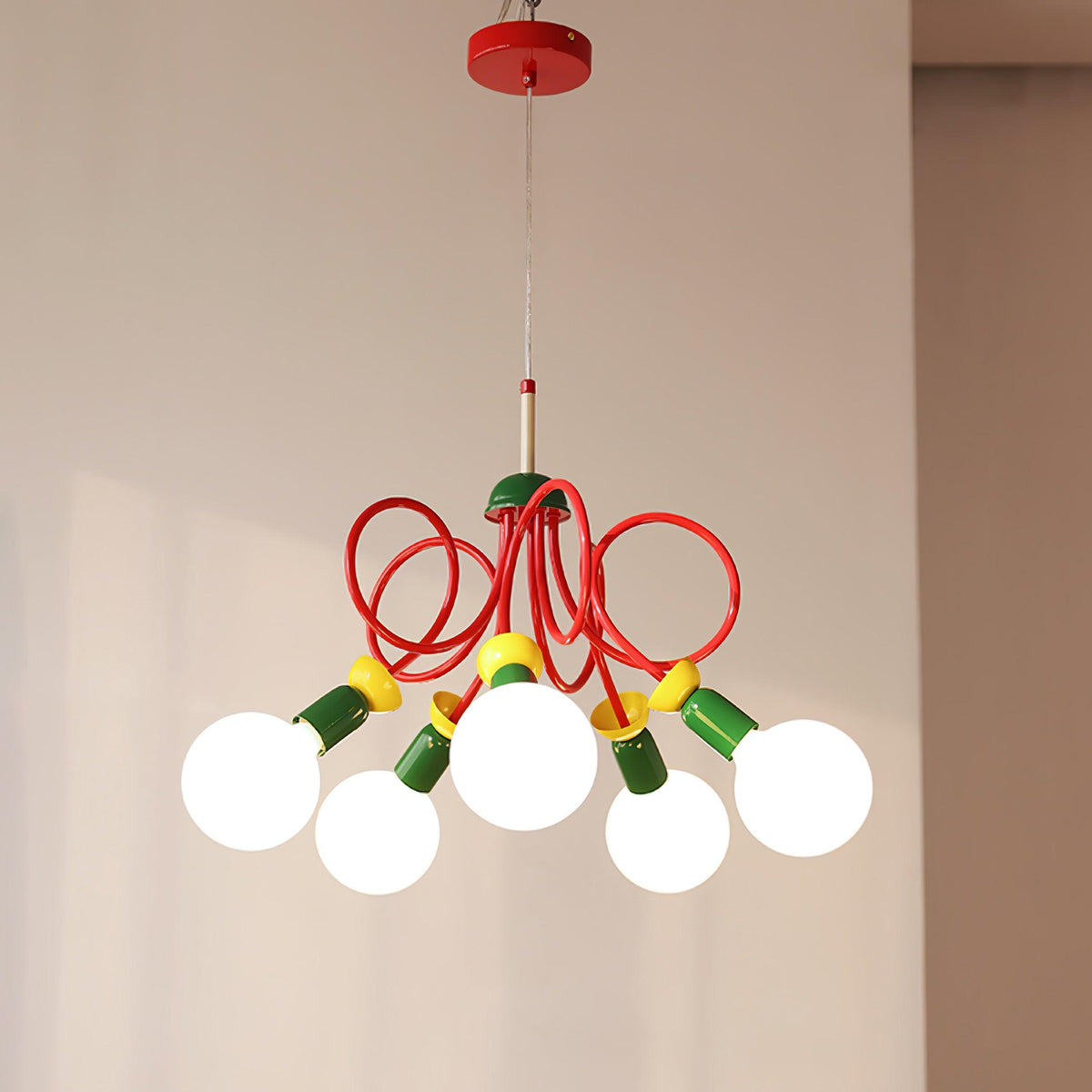 Circulo Play Pendant Light – Memphis Style Designer Hanging Lamp