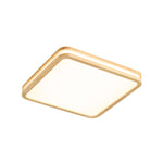 Cirro Modern Wood LED Ceiling Light – Flush Mount for Living Room & Bedroom