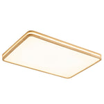 Cirro Modern Wood LED Ceiling Light – Flush Mount for Living Room & Bedroom