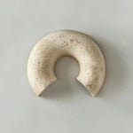 Cirro Wall Sconce in Yellow Travertine — Modern Stone Illumination