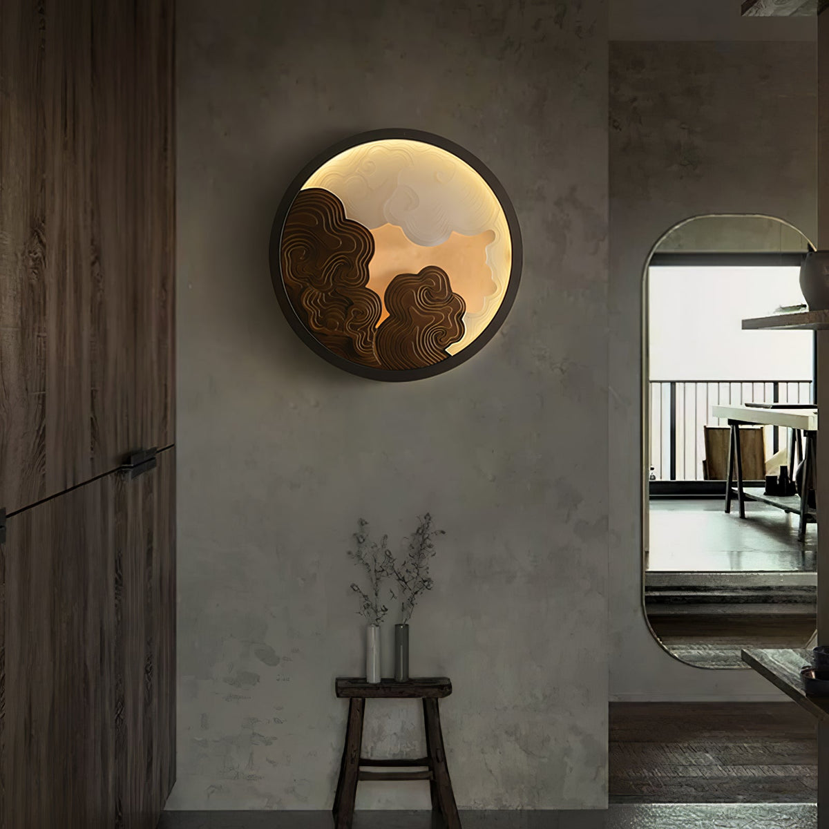 Cirrus Vista Wall Sconce – Modern Alabaster LED Wall Light