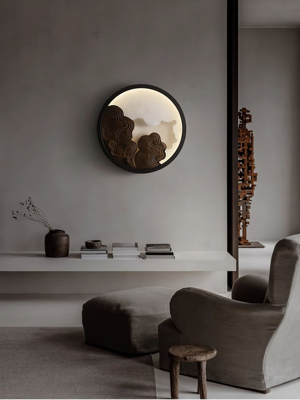 Cirrus Vista Wall Sconce – Modern Alabaster LED Wall Light