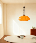 Citrus Bloom Art Glass Pendant Light for Dining and Living Spaces