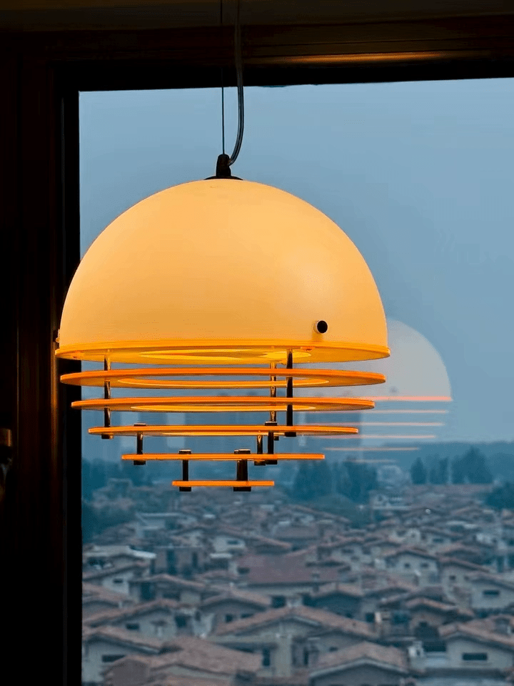 Citrus Layered Glass Pendant Light for Modern Interiors