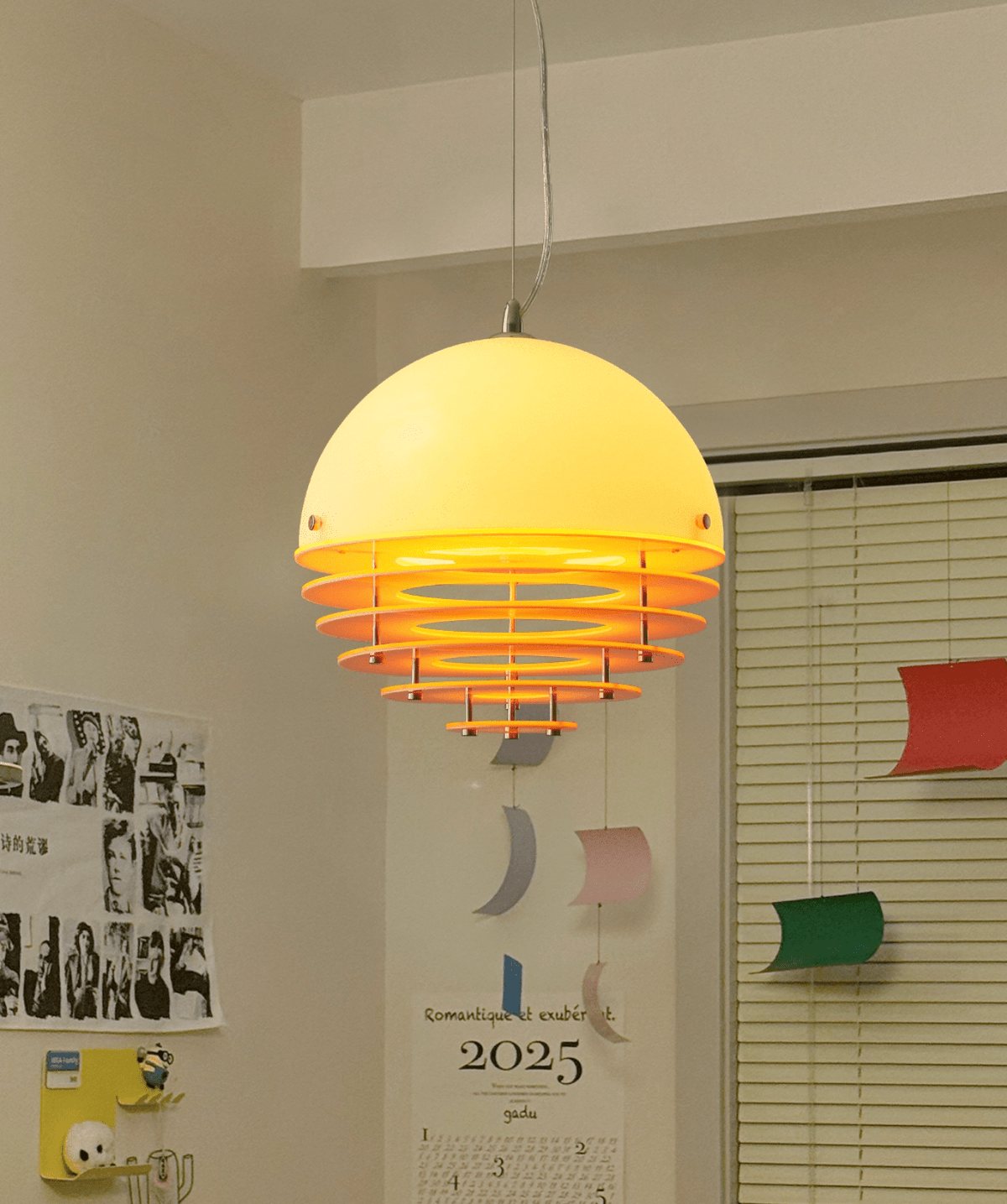 Citrus Layered Glass Pendant Light for Modern Interiors