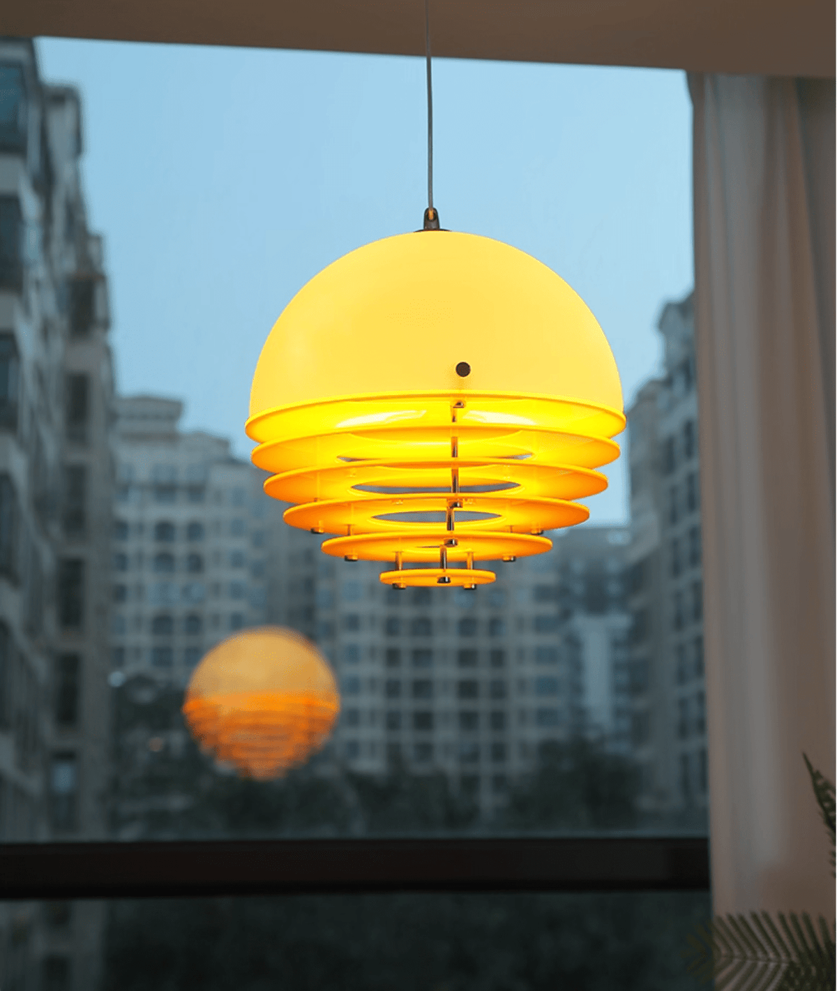 Citrus Layered Glass Pendant Light for Modern Interiors