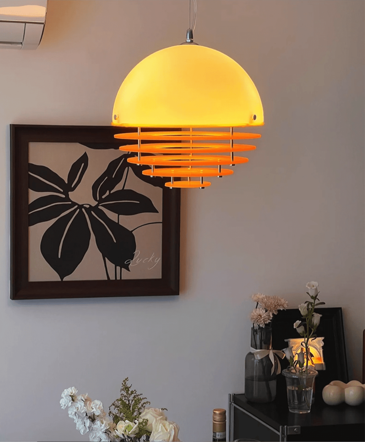 Citrus Layered Glass Pendant Light for Modern Interiors