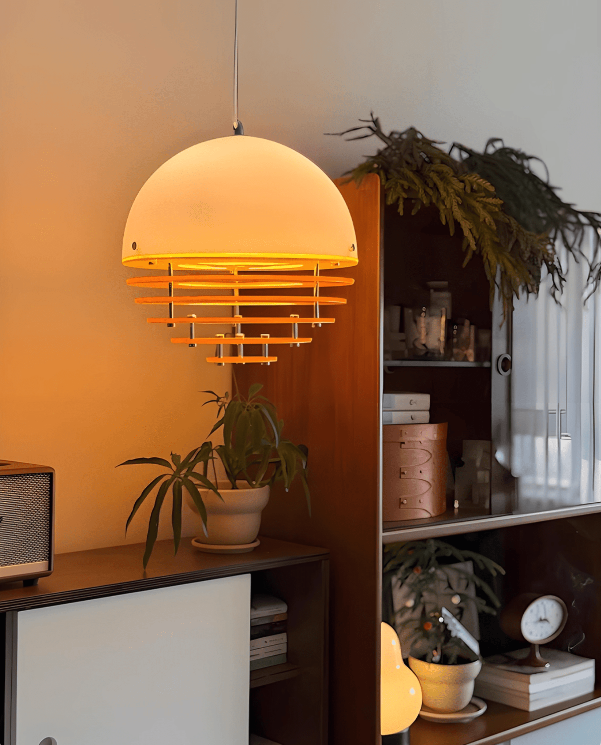Citrus Layered Glass Pendant Light for Modern Interiors