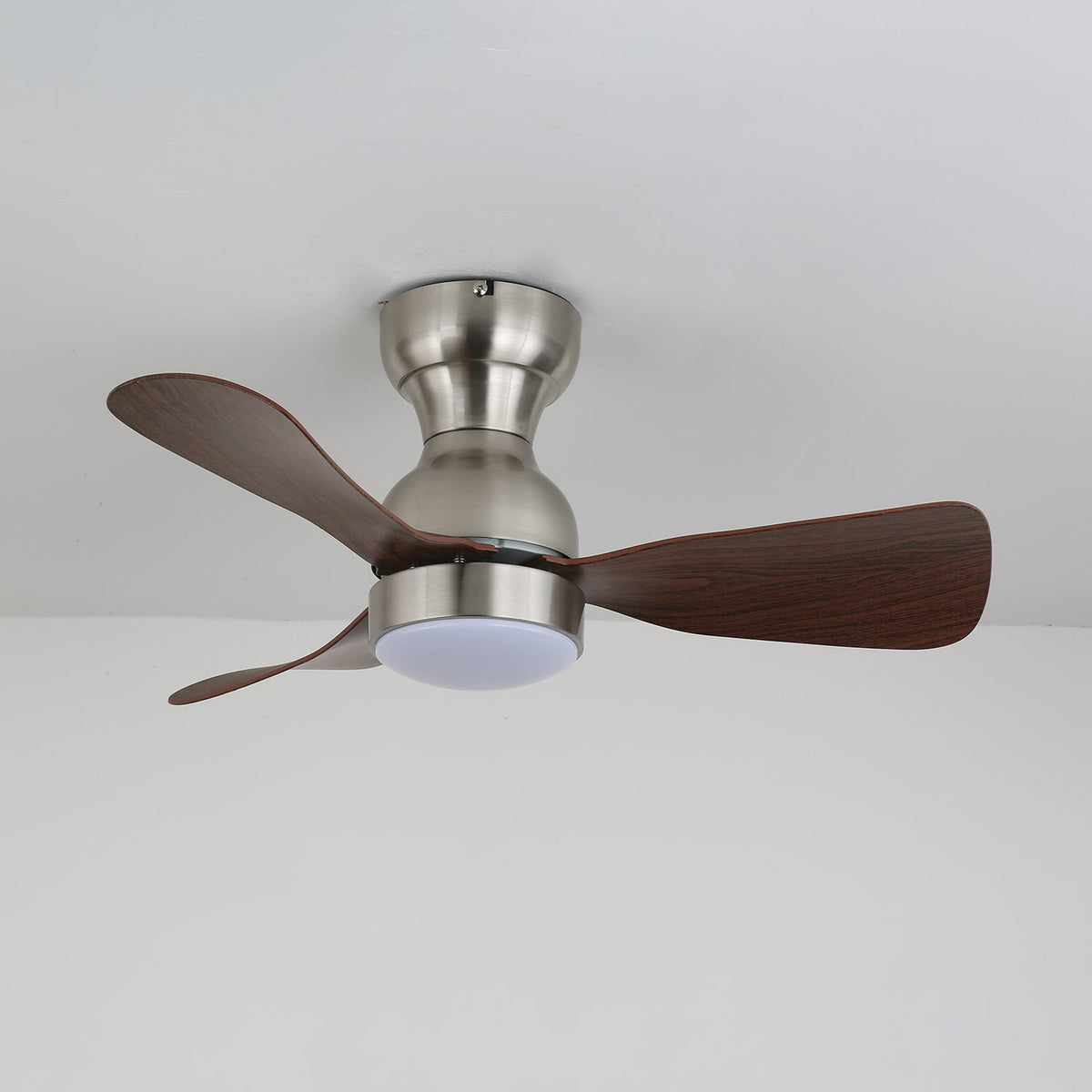 Civico Spin Ceiling Fan with Integrated LED Light, Modern Minimalist Design
