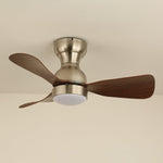 Civico Spin Ceiling Fan with Integrated LED Light, Modern Minimalist Design