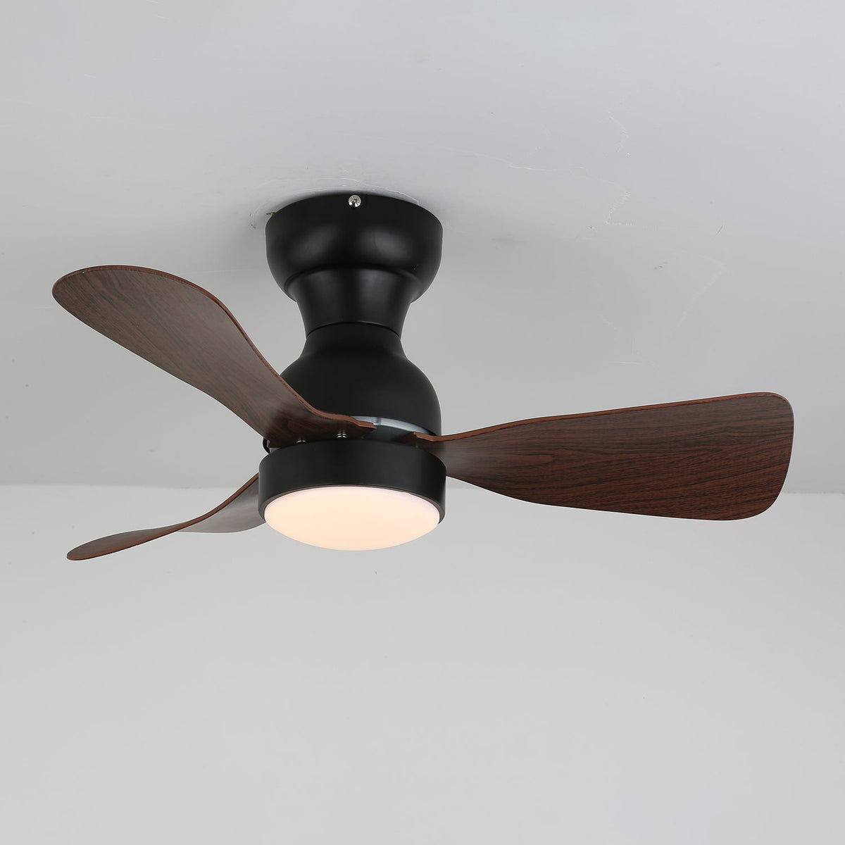 Civico Spin Ceiling Fan with Integrated LED Light, Modern Minimalist Design