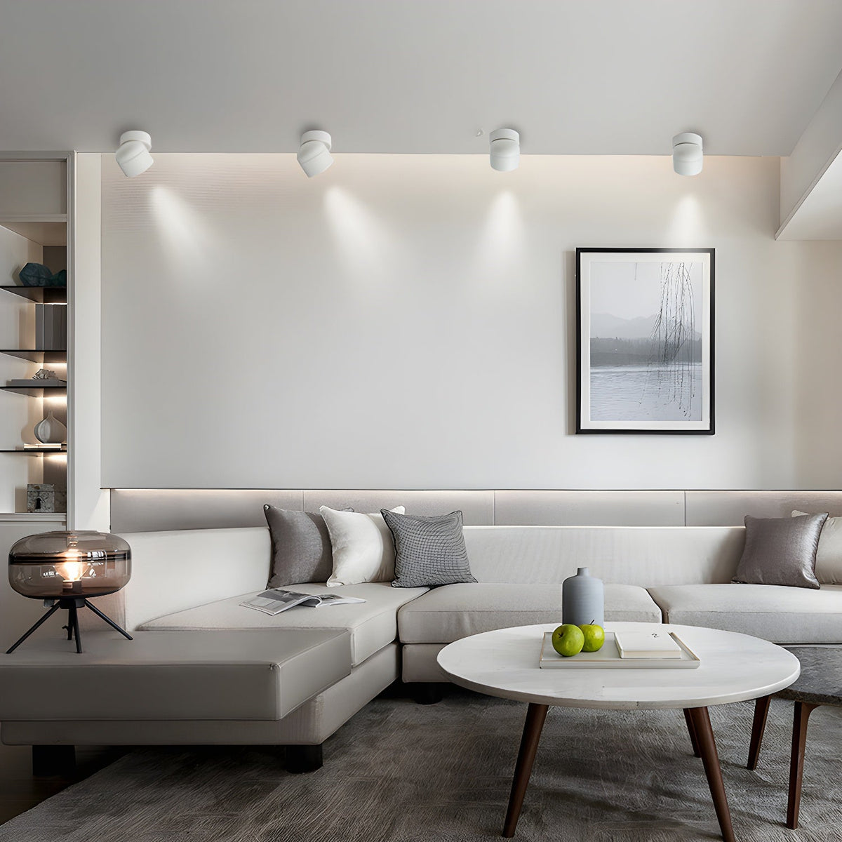 Clara Rotating Surface Downlight | Adjustable LED Ceiling Spotlight