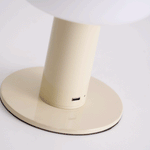 Cloud Dome Table Lamp – Sculptural LED Nightstand Light in Glass & Metal